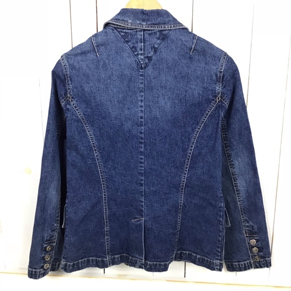 Tommy Hilfiger Denim Jacket Size 12P - Picture 4 of 6